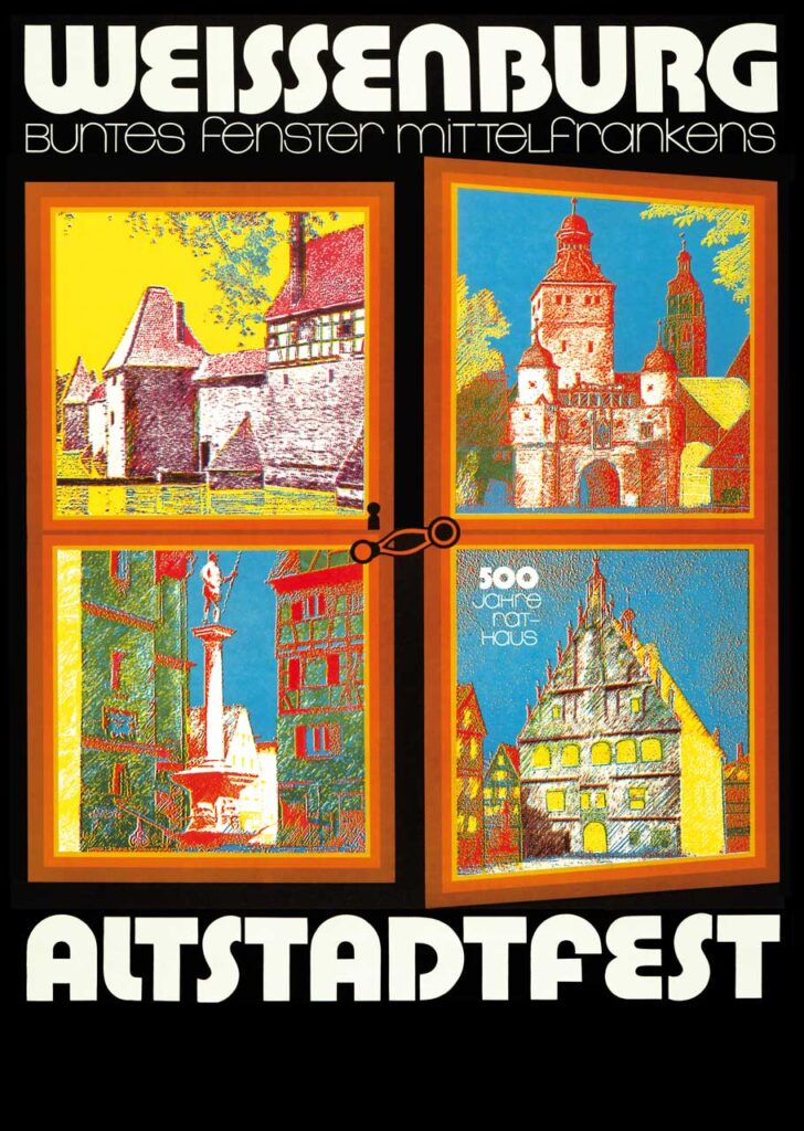 Beste Plakate der Bundesrepublik Deutschland, Kategorie Fremdenverkehr, prämiert 1974 vom Deutschen Plakatmuseum in Essen