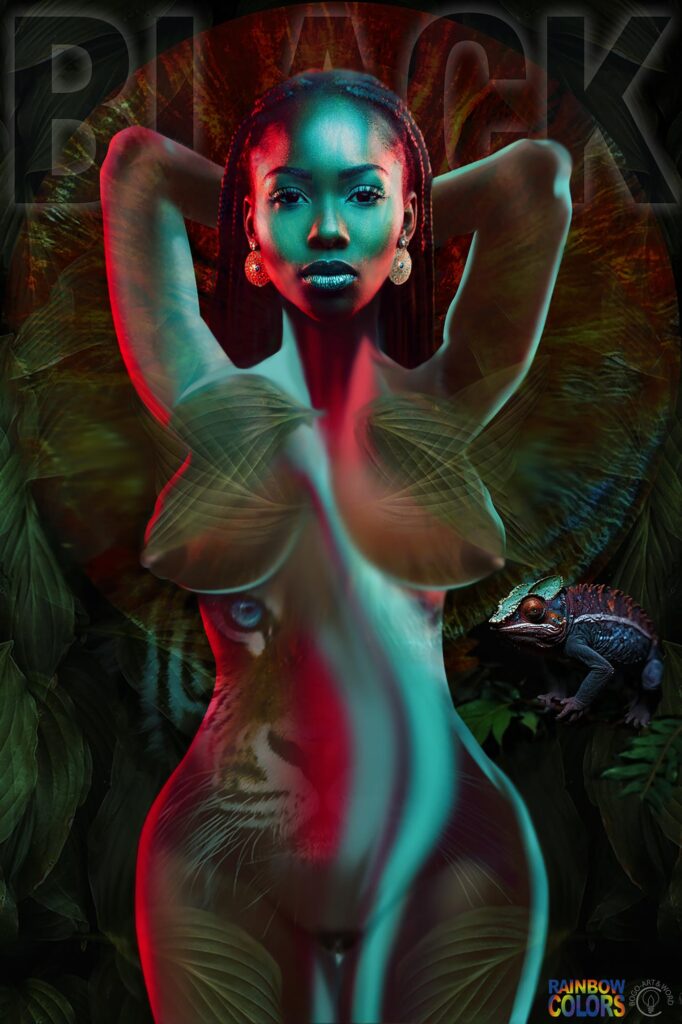 ART-Erotik-24 - Painting-Colors-Black-Chamäleon-5